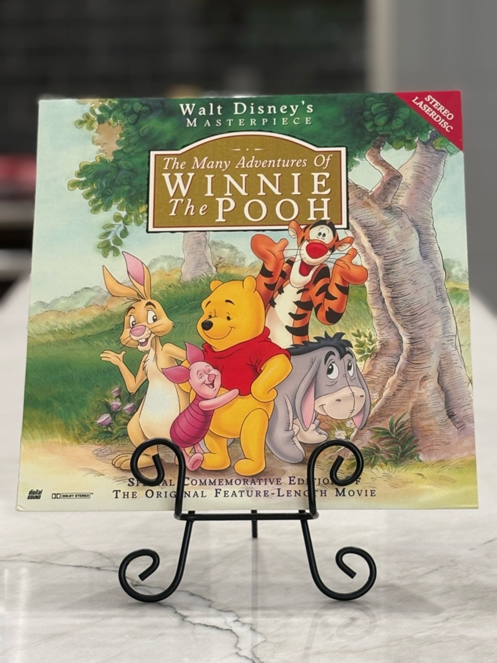 Laserdisc Walt Disney's The Many Adventures of Winnie the Pooh Same Day Shipping